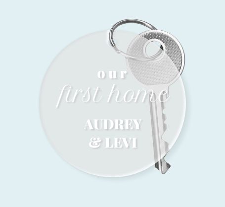 Round Keychain - Clear