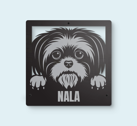 Shih Tzu Dog Sign