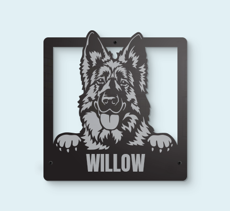 German Shepherd Dog Sign