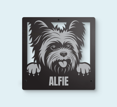 Yorkshire Terrier Dog Sign