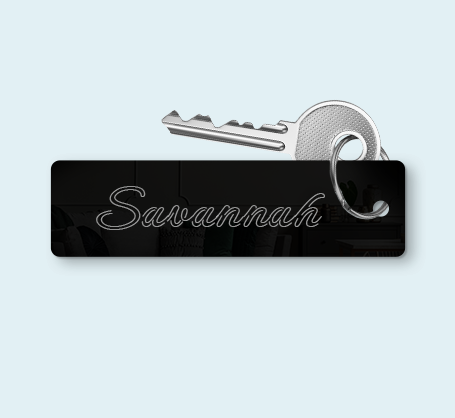 Simple Keychain - Black