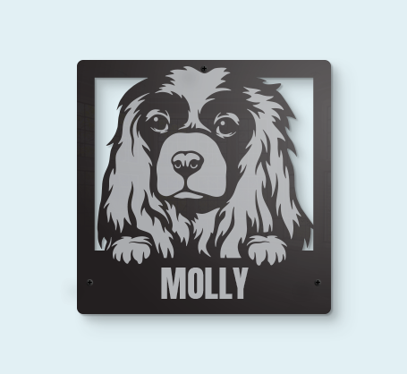 Cocker Spaniel Dog Sign