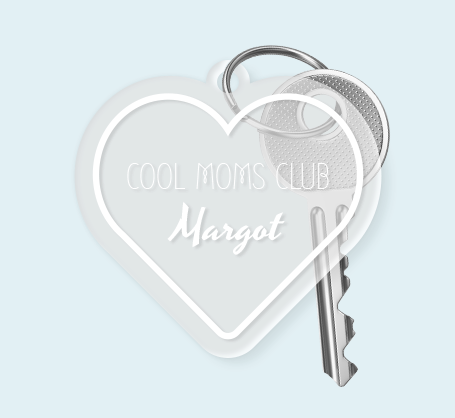 Small Heart Keychain - Clear